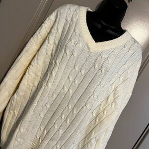 American Weekend Woman's Cream White Sweater